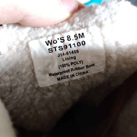 Sperry Navy Shearwater Lined Winter Boots Booties - Picture 9 of 9